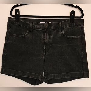 Old Navy Women's Black Denim Shorts